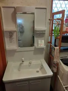 愛知県春日井市宗法町へ洗面蛇口水漏れでお伺いしました。