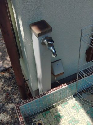 三重県松阪市下村町へ屋外蛇口故障のご依頼を受けお伺いしました。