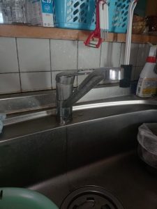 佐賀県鳥栖市田代外町に台所蛇口の修理依頼でお伺いしました。