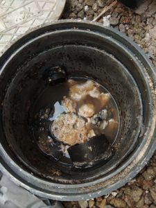 滋賀県草津市東矢倉へ台所排水つまりでお伺いしました。