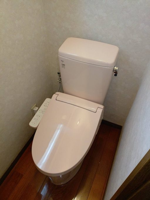 福岡県福岡市博多区奈良屋町にてトイレウォシュレットの交換修理を行いました